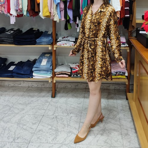 Bossa Nova Moda - Vestido Safari